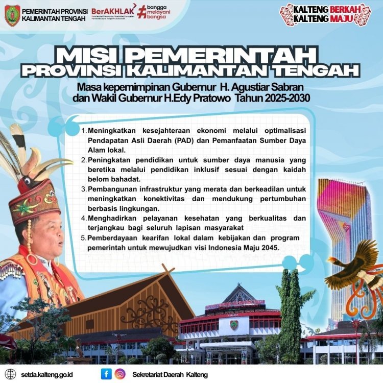 VISI MISI KALIMANTAN TENGAH