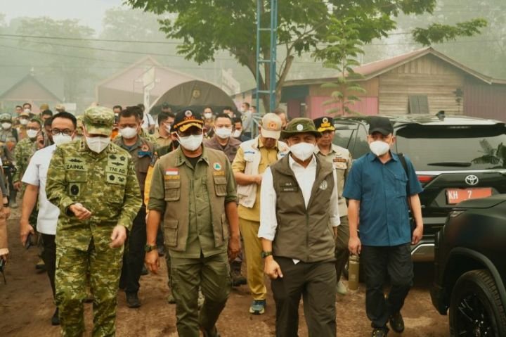 Kepala BNPB dan Menhut Berkantor di Kalteng Pantau Pengendalian Karhutla